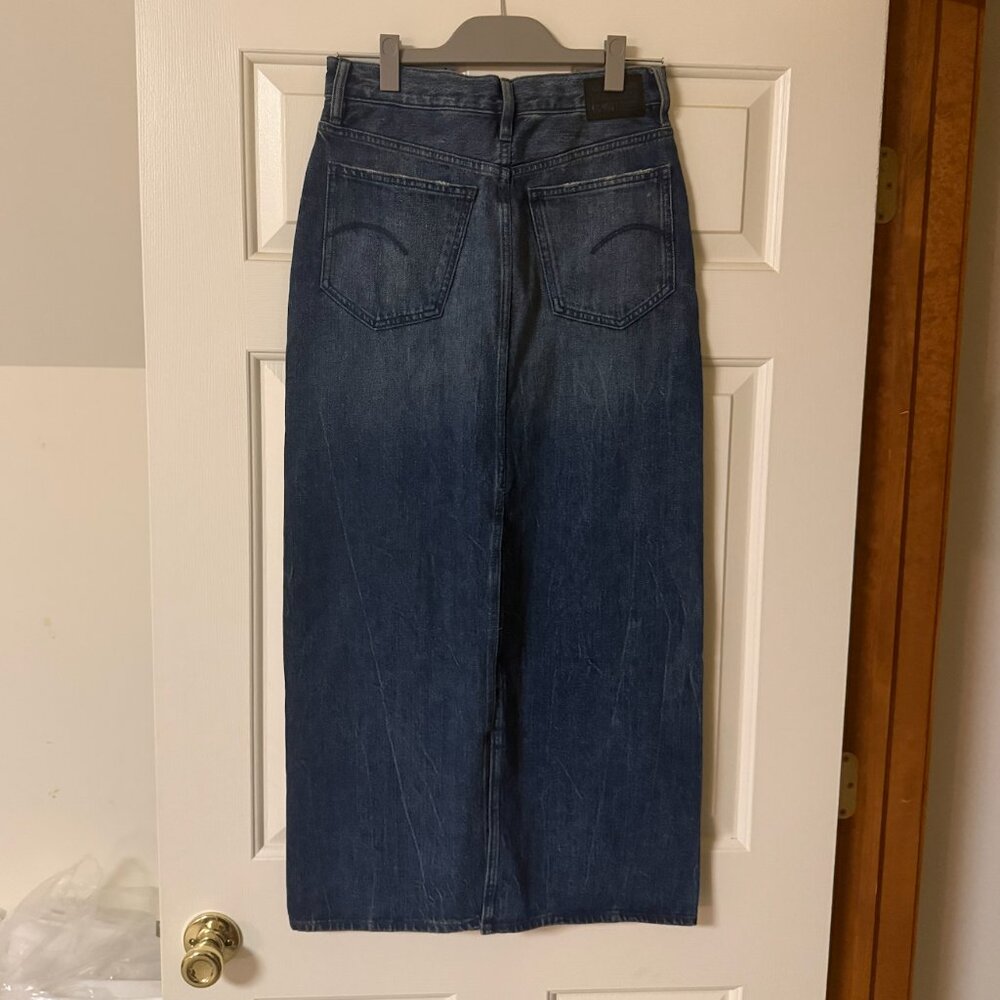 G-Star Viktoria Long Skirt in Mountain Dusk Size 27 - Picture 4 of 5